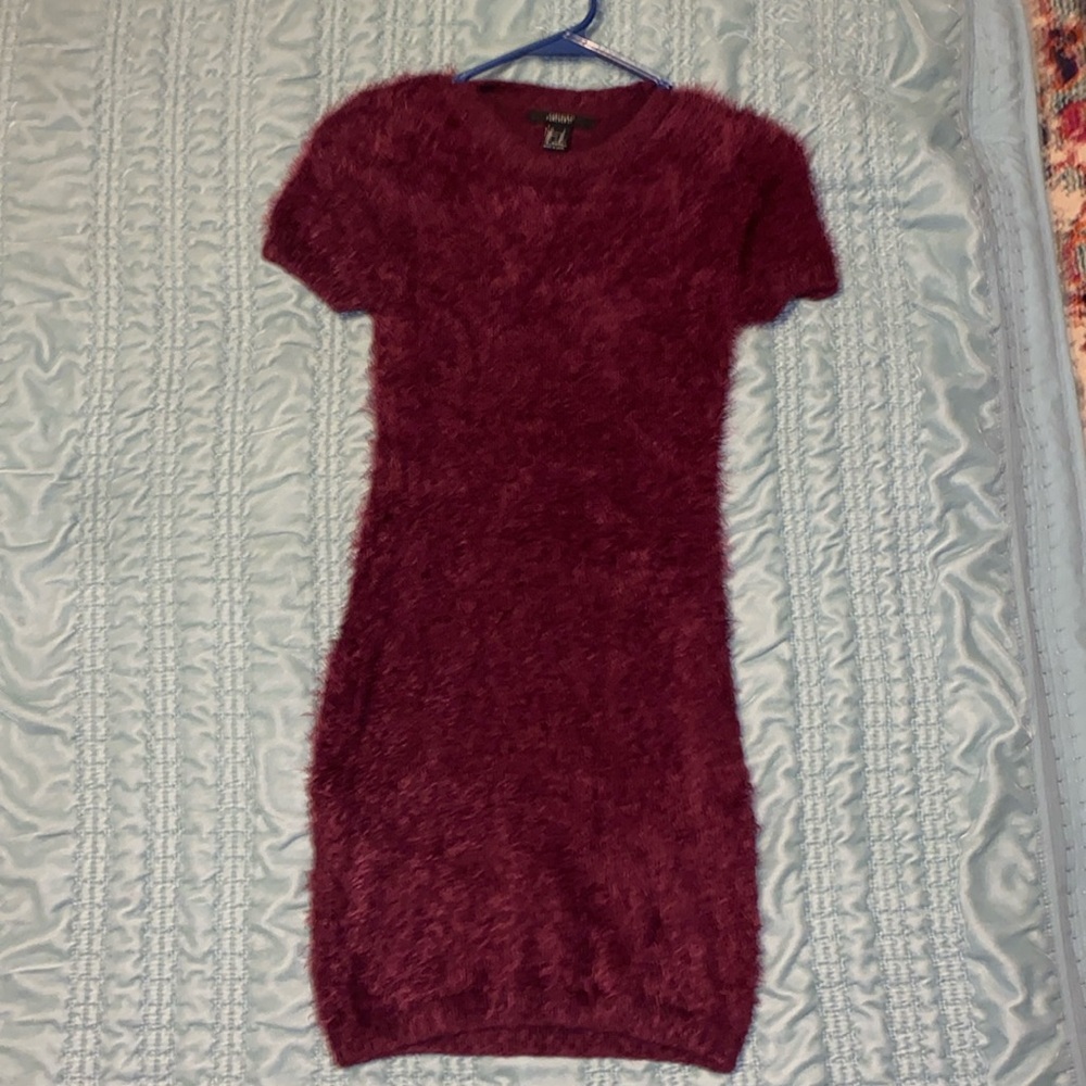 Form fitting, soft, fuzzy and short! Super cozy!